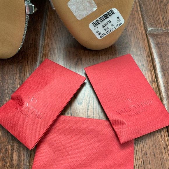 Valentino Rockstud body tech booties 36.5 silver - Picture 7 of 8